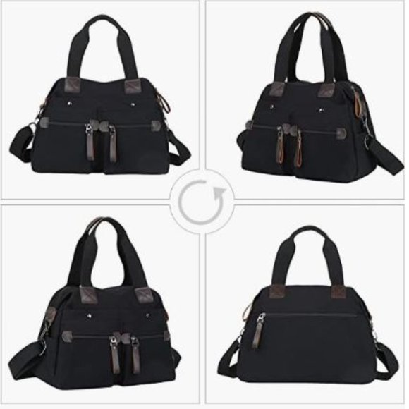 NEW Women Canvas Shoulder Handbag - Picture 6 of 11